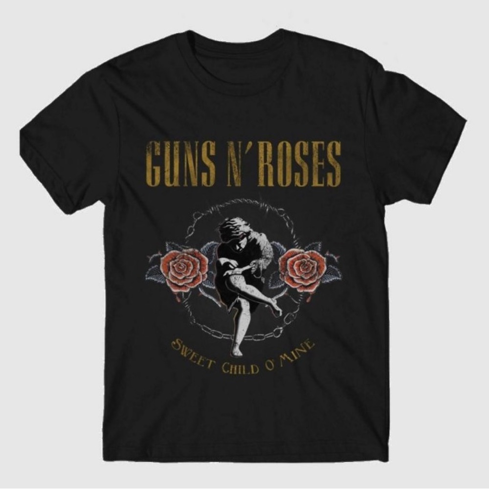 NWT Women’s Guns N Roses Short Sleeve T-Shirt, Medium - Picture 2 of 6